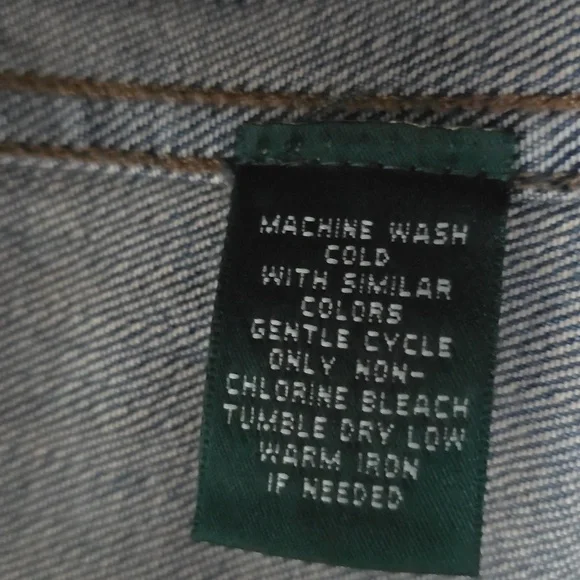 Lauren Jeans Co. Women's Denim Jacket By Ralph Lauren Size XS - Picture 3 of 5